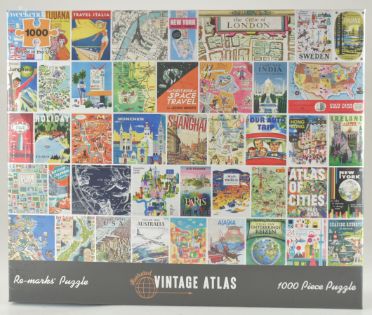 Vintage Atlas 1000 Pc PUZZLE